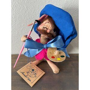 Annalee Doll Artist Painter With Brush Great Condition